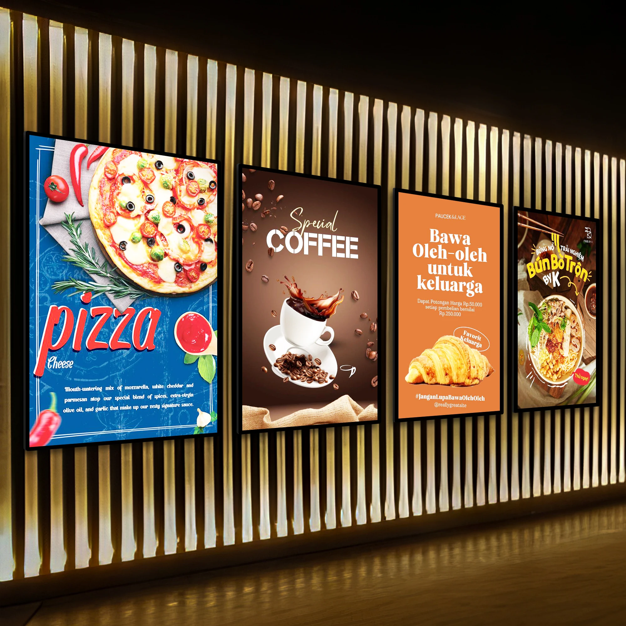 Billboard Advertising Led Acrylic Panel Display Board Aluminum Signs Light Box