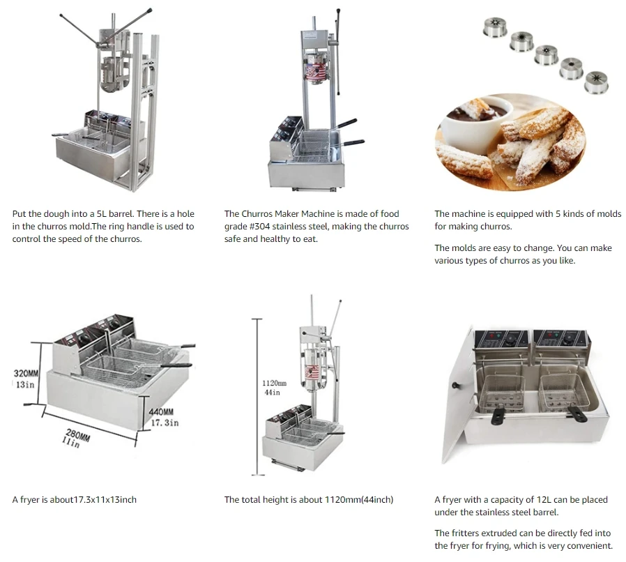 donust churros machine vertical spanish commercial manual donut churro making machines maker-16