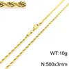 Oro MGBC293 Larghezza: 3 mm Lunghezza: 50 cm
