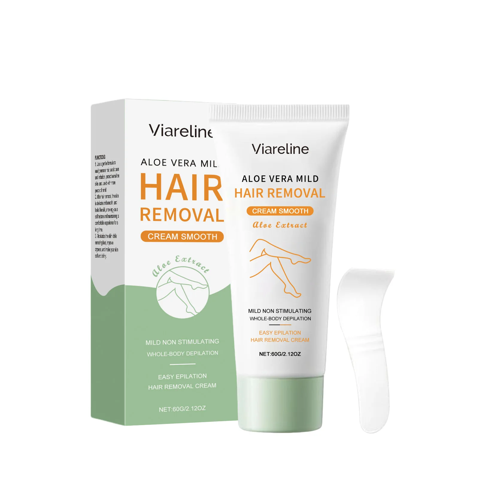 VIARELINE Depilatory Cream - Smooth Hair Removal