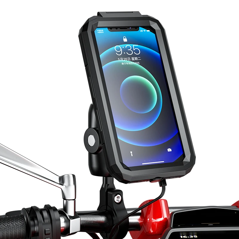 Universal Bike Handlebar Mobile Phone Case Mount Motorcycle
