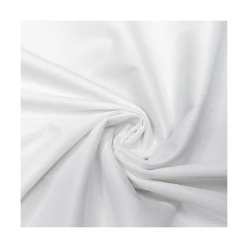 Factory Supply 100% Polyester Textile Waterproof Plain Polyester Knitted Fabric for Home Textile