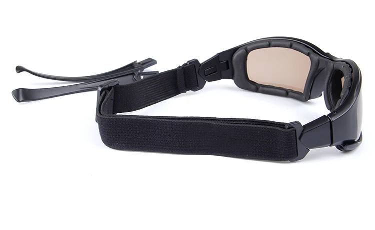 X7 Tactical Goggles Anti Fog  of 3 Interchangeable Lens Polarized  Sunglasses Shooting Glasses
