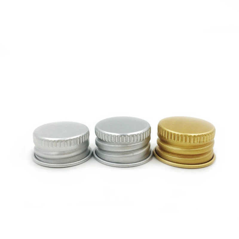 Provided Freely Aluminium Metal 20mm Screw Caps Glass Bottle Lids Gold With Pe Liner For Glass