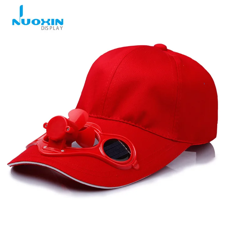 Hot Selling Custom Cooling Solar Powered  Fan Hat in the Summer