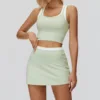 3129 vest 3129 skirt-light fruit green