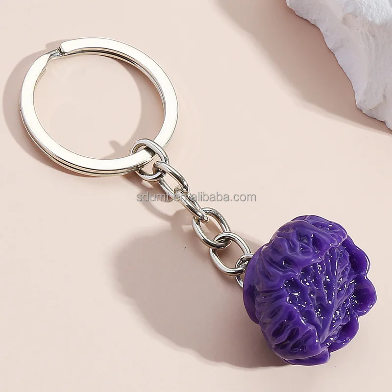 Hot Sale Fruit Key Chain Vegetable Keychain Key Ring - Buy Fruit ...