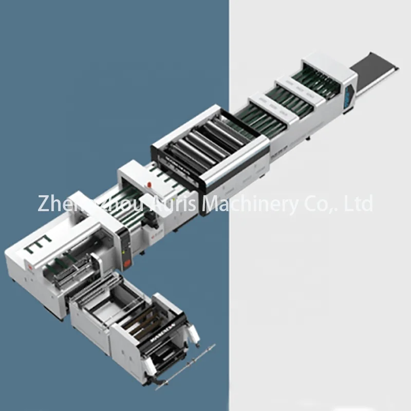 ПЛК-контроль, 3 дюйма, 4 цвета, плетеные мешки из ПП, цементные мешки, машина для производства резки, шитья, печати, сбора, изготовления