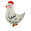 Gallo dei cartoni animati bianco