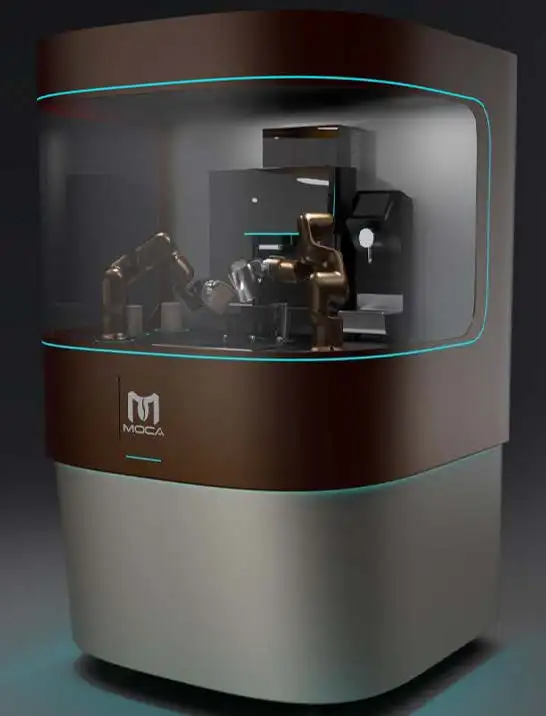 Automatic Coffee Robotic Barista - 6 Axis Articulating Robot Arm