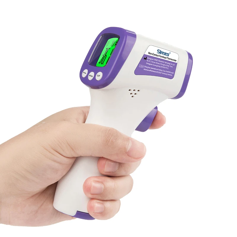 CE ISO13485 Medical Clinical Fever Meat Household Head Non Contact Temperature Forehead Digital Infrared Body Thermometer
