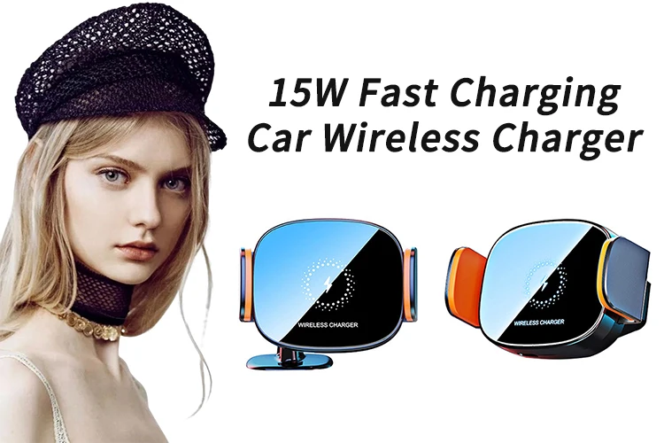 Universal Electric Auto Clamping Air Vent Dashboard 15w Fast Charging