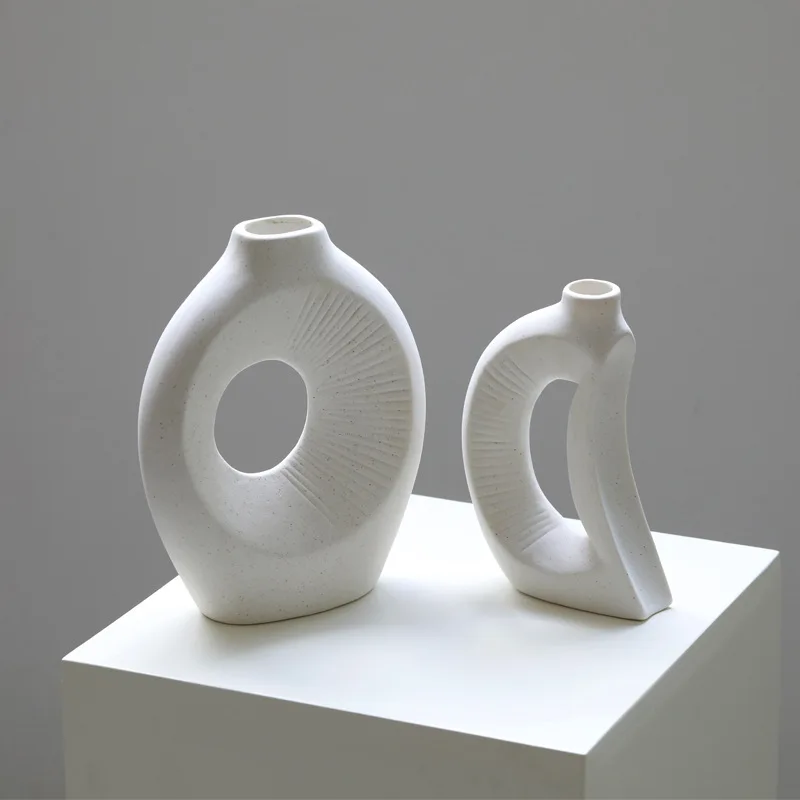 Boho Home Decor Artwork Customizable Luxury New Arrivals Decoration Various Sizes Ceramic Vase for Home Decor