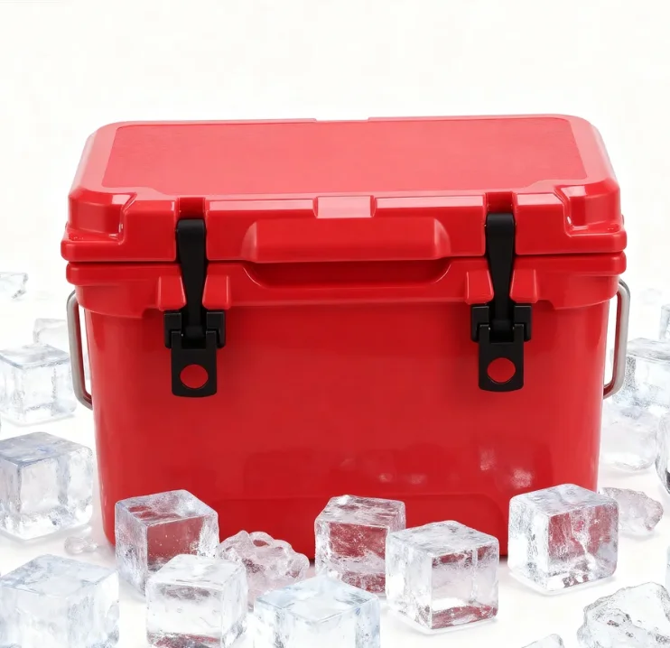 High Quality 20qt Plastic Rotomolded Portable Small Cooler Box Modern Thermal Outdoor Food Cooler with Custom Logo
