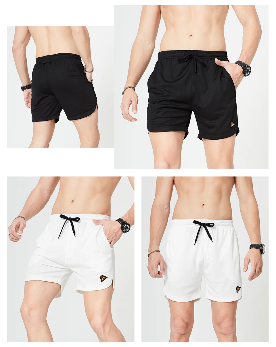 Summer Casual Loose Skateboard Sports Jogger Pants New Quick Dry Breathable Running 5 Solid Color Men's Shorts378_voghion.com