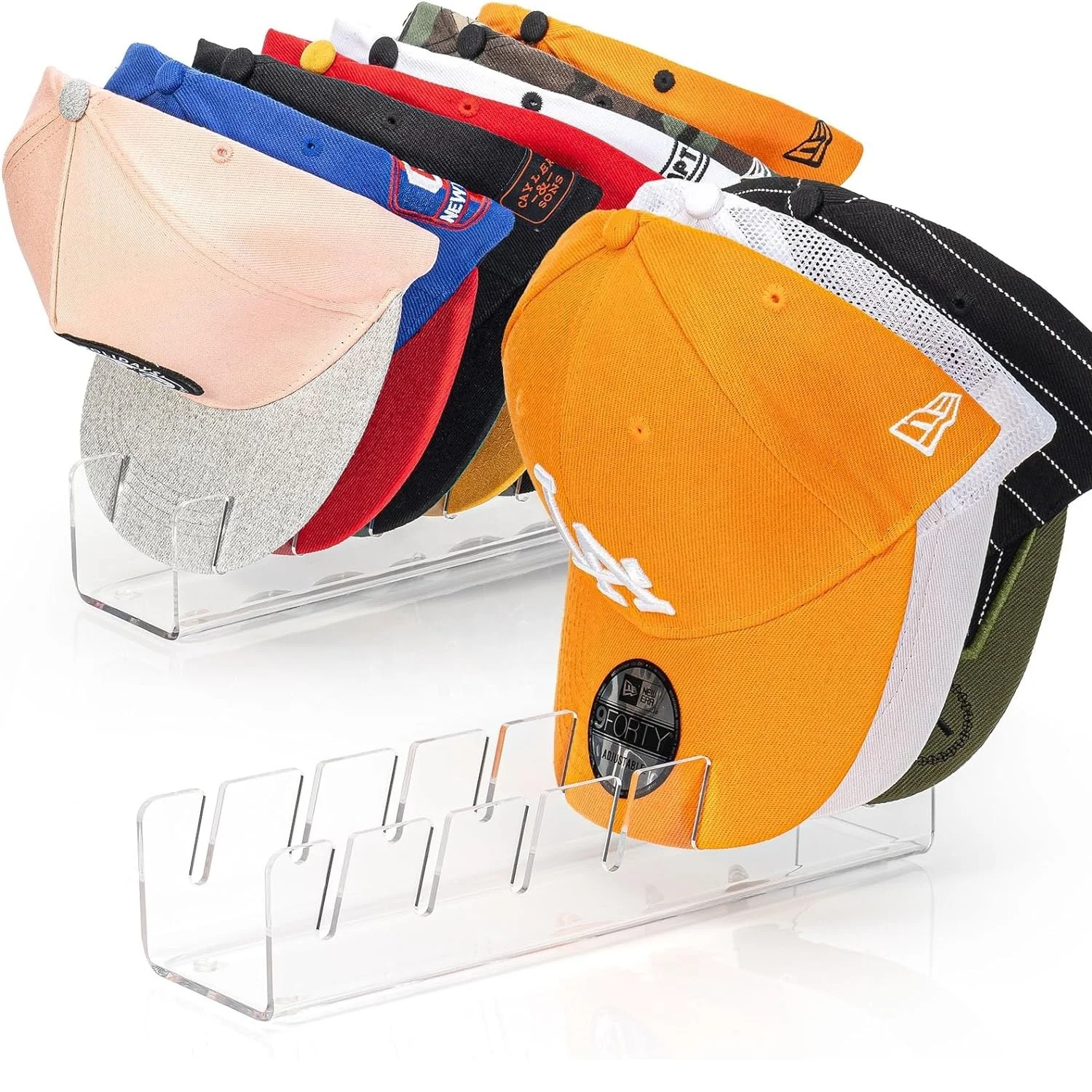 Acrylic Baseball Cap Stand No Install Closet Storage Acrylic Hat Stand acrylic-baseball-cap-stand-no-install-closet-storage-acrylic-hat-stand