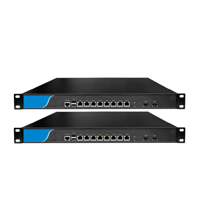 H170 1U Rackmount Firewall 6th-9th Gen Core i3 i5 i7 8x1GbE Expansion 2x10G SFP Network Service Management Free Laser LOGO