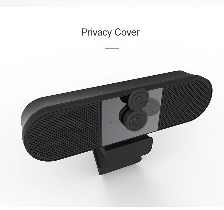 60FPS 1080P HD Autofocus USB Camera 4K 3 In 1 Conference Webcams With 2 CCTV System Speakers And Microphone