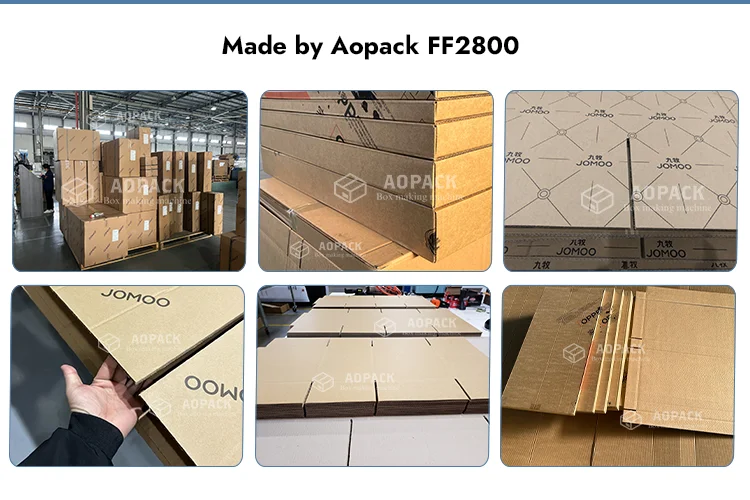 Aopack Fully Automatic Fanfold Cardboard Carton Box Making Machine ...