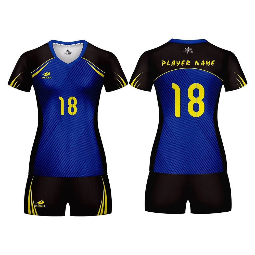 Diseño De Voleibol Uniformes Azul Uniforme - Buy Equipo De Jersey Product on Alibaba.com