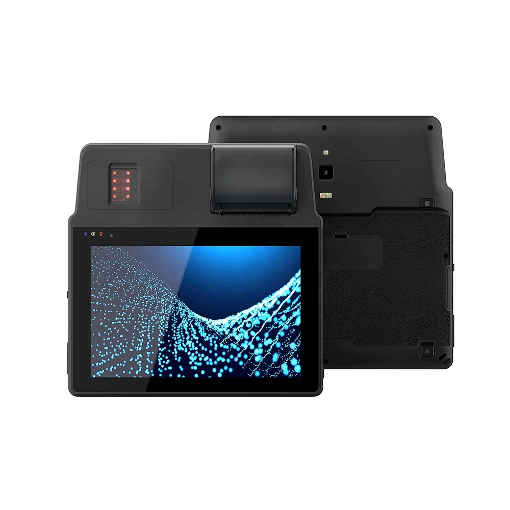 New Android 8Inch Rugged Biometric Tablet Bioemtric Device with Fingerprint Scanner Thermal Printer