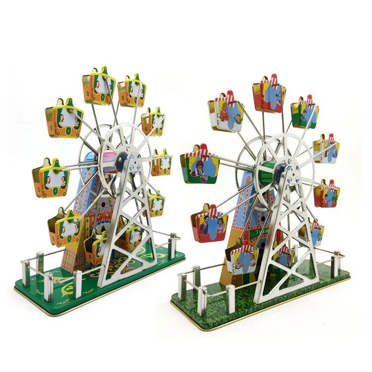 Vintage Amusement Ferris Wheel Model - Classic Wind up Toy