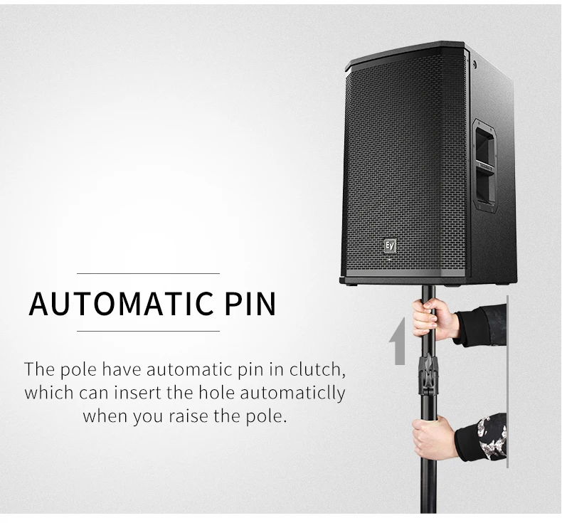 Line Array Speaker Stand Professional 35mm Auto Locking Adjustable 12