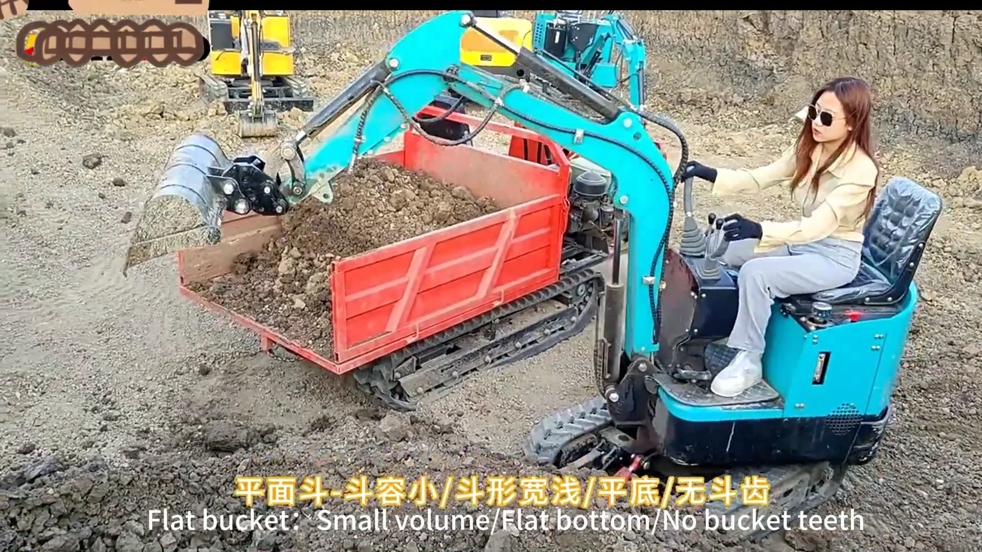 Excavator Mini 2.5ton Compact Good Quality Twincylinder Engine Koop