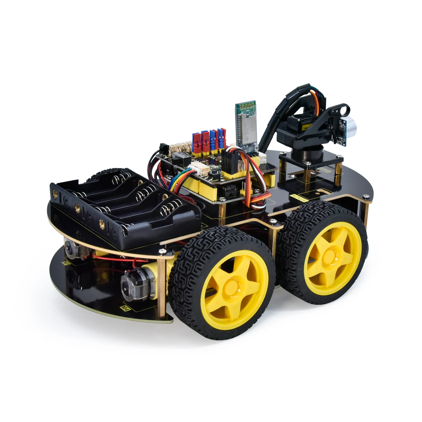 Arduino用高品質4WD BTロボットカーV2.0キットロボットカーキット