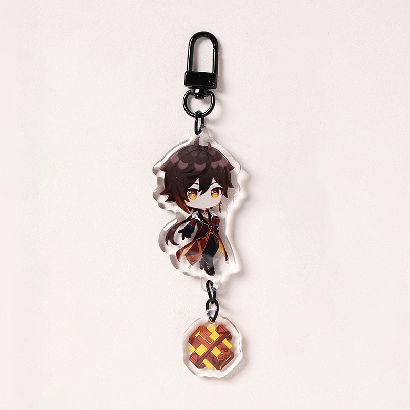 Personalized Custom Cute Cartoon Anime Linked Acrylic Keychain with Epoxy