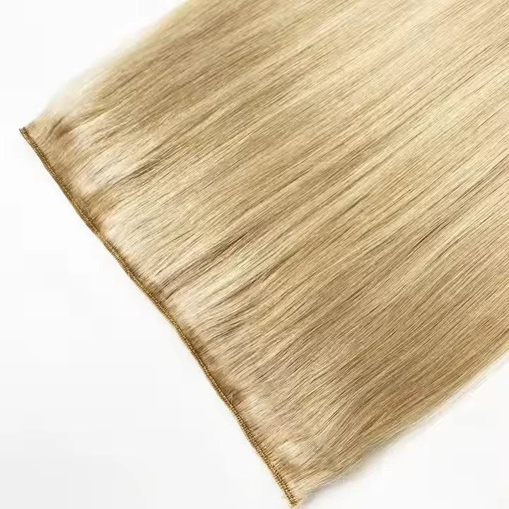 Factory Wholesale Layered Halo Hair Extensions 100% Remy Human - Main Image