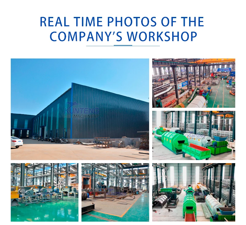 300tpd Garbage Manual Sorting Platform Table For Waste Sorting Line ...