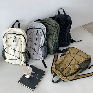 Guangzhou Custom 2026 New Design Trending Casual Women'S High School Backpack Fashion Nylon Backpacks