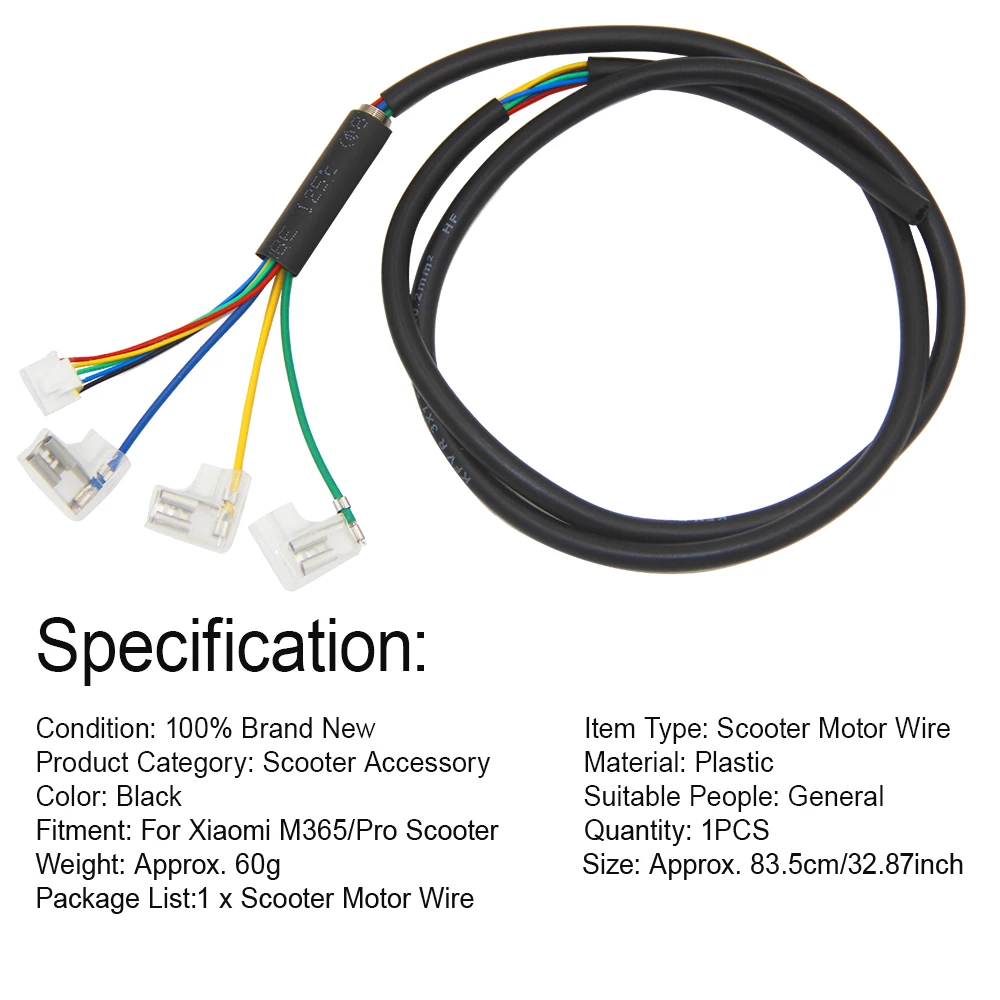 36V 250w 350W M365 Engine Motor Connection Cable Line for Xiaomi M365/1S/Essential Electric Scooter Accessories Replacement