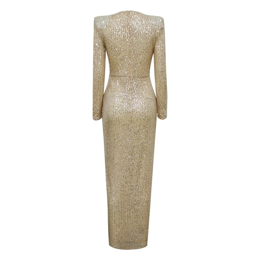 elegant gold formal dress Ladivine Dress CDS454, Formal Evening Gown main image 0