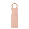 Canelé pink slip dress