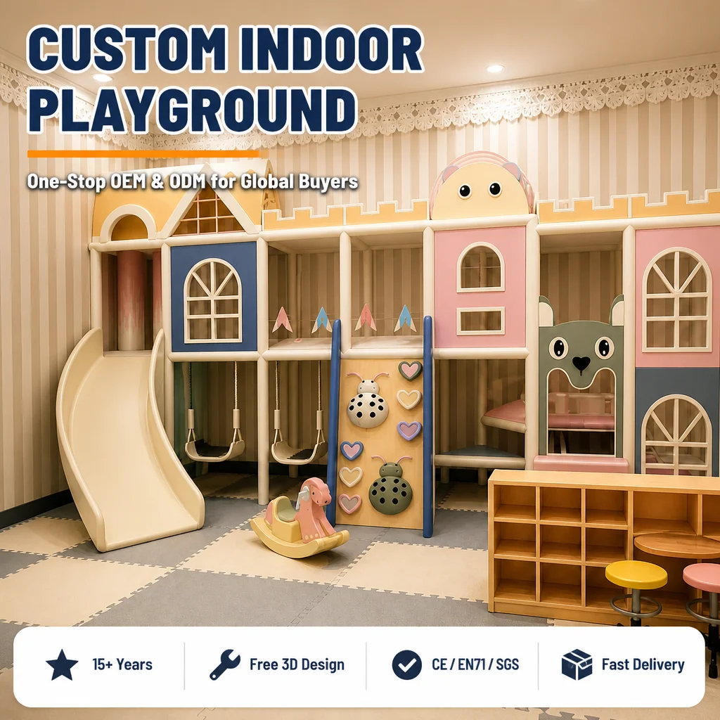 Commercial Kids Indoor Soft Play Set Naughty Castle CE Certified Ball Pool Slide Tunnel Climbing Frame for Entertainment Center