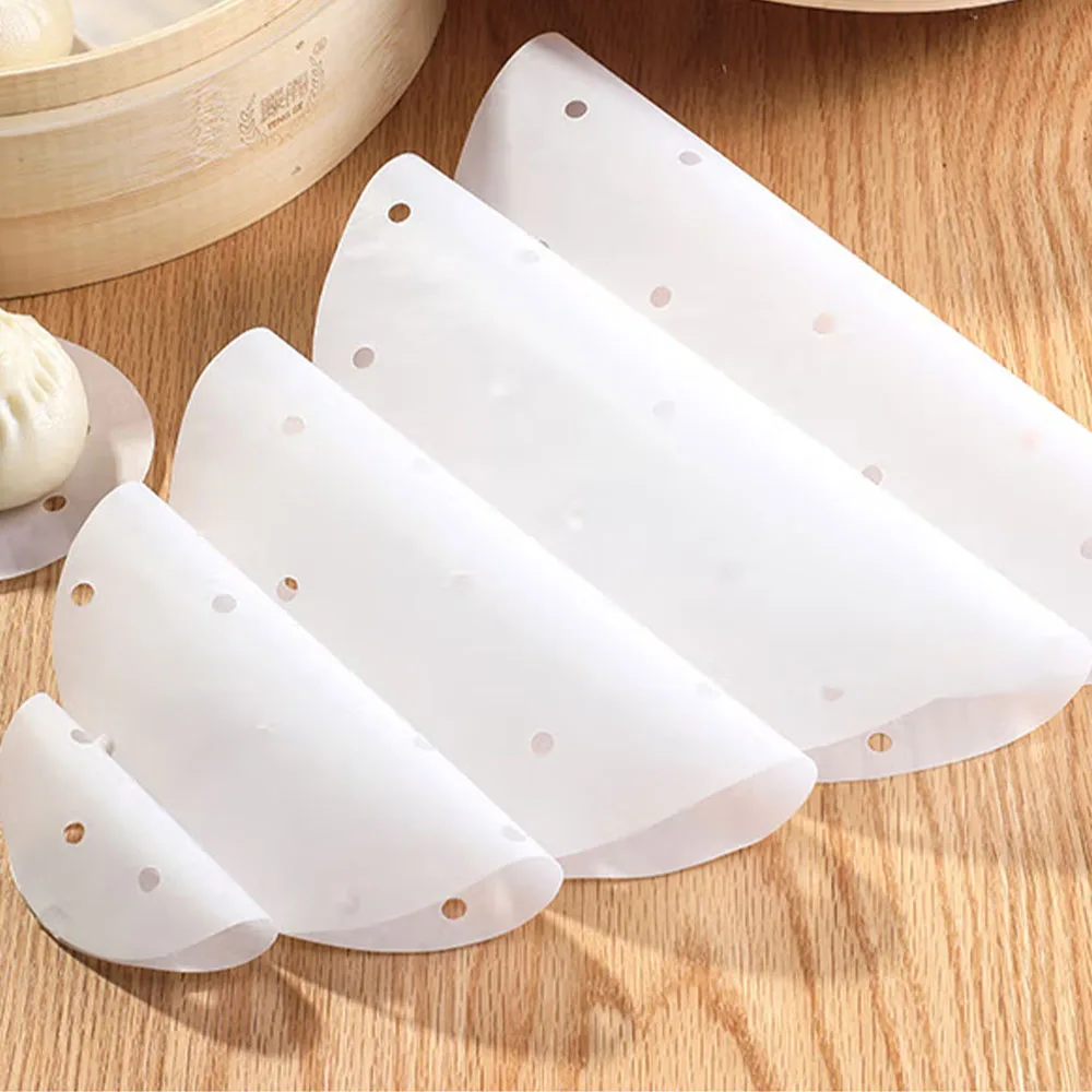 Good quality round food oil proof air fryer oven baking silicone oil paper