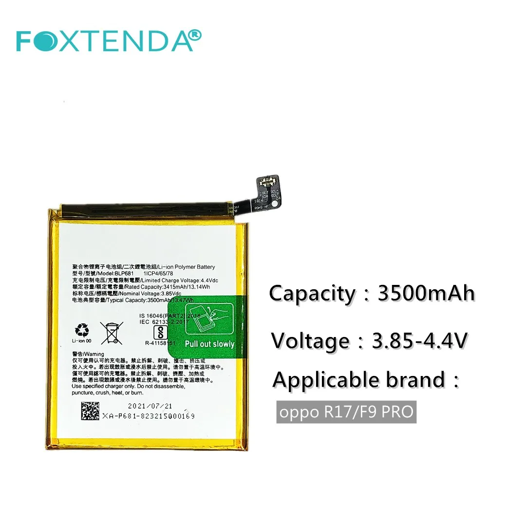 f9pro battery model