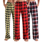 Cotton Plaid Women Pajama Women Customize Full Length Cotton Red Plaid Sleeping Bottoms Soft Women Pajama Pants Bottom