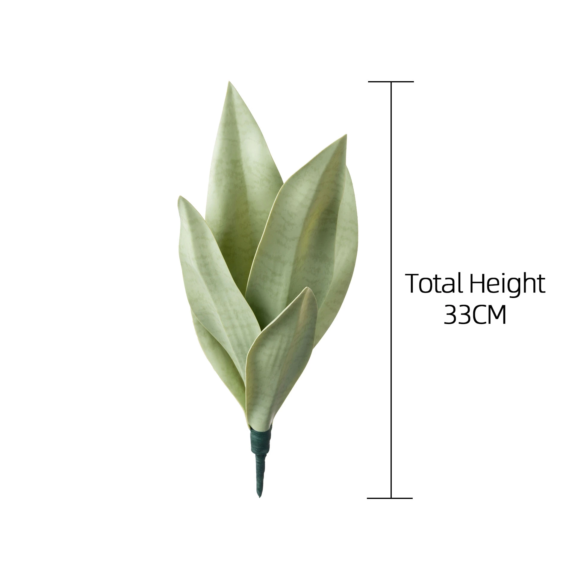 CL20007 Artificial Sansevieria Plants Snake Plant Faux Tropical Greenery  Leaves Stem for Home Office Store Garden Decor Green