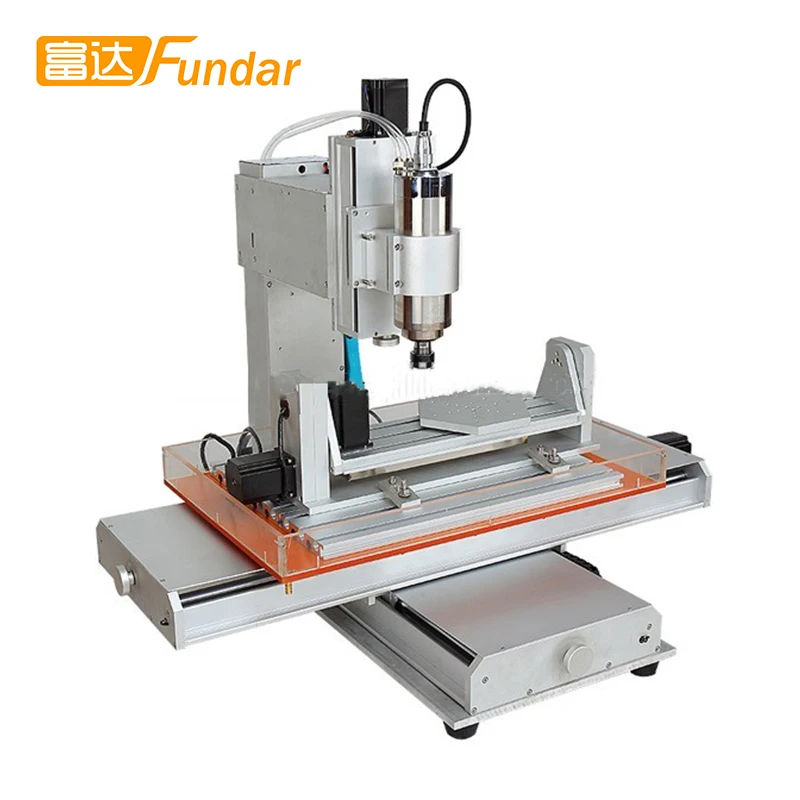 
 Быстроходный деревообрабатывающий фрезерный станок 5 axis cnc HY-6040 1500 Вт вертикальный металлический гравировальный станок фрезерный станок с ЧПУ (числовым программным управлением) для алюминий медь  