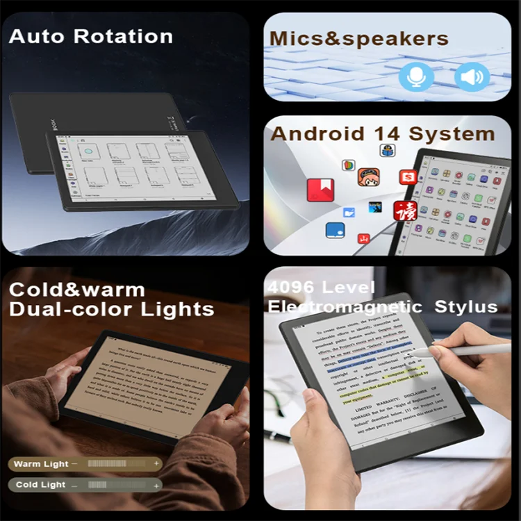 Meebook M8C E-Ink Tablet - 7.8 Inch Color Display for Notes