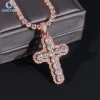 Rose Gold white moissanite