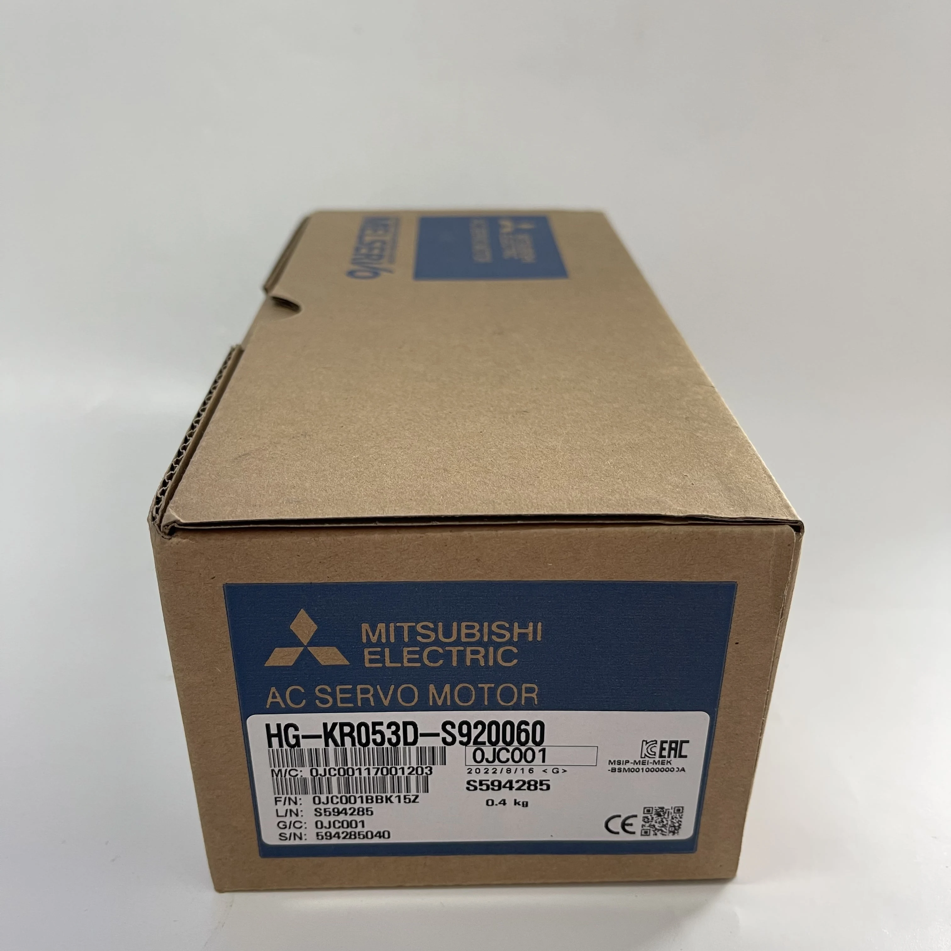 Mitsubishi AC Servo Motor HG-KR053D-S920060 Mitsubishi AC Servo Motor HG-KR053D-S920060