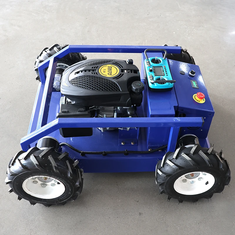 Factory Sales Grass Cutters Garden Motor Flail Professional Self-propelled Atv Remote Control Wheeled Lawn Mower