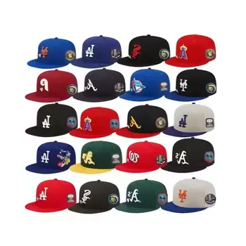 Factory Stock Custom Wholesale Hip Hop Outdoor Snapbacks Unisex Fashion 3D Embroidery Sports 6 Panel Men Branded Caps Gorras