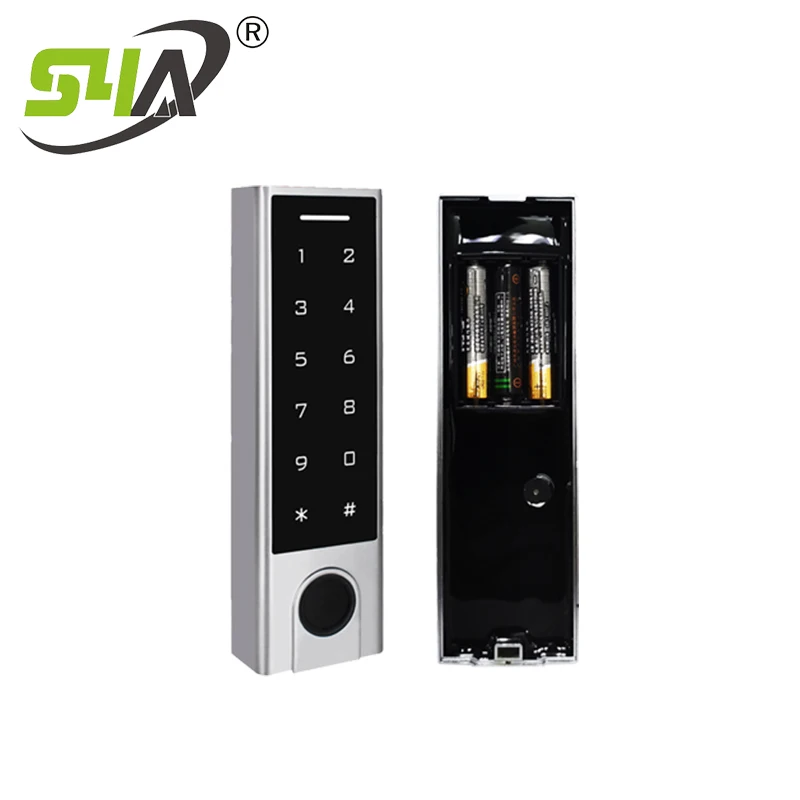 S4A Fingerprint Access Control Kit Wireless Door Lock 433MHz Remote Control Invisible Lock Security Lock with Password Keypad