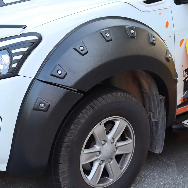 4x4 Pickup Abs Plastic Car Wheel Arch Fender Flare for Isuzu Dmax 2012-2014