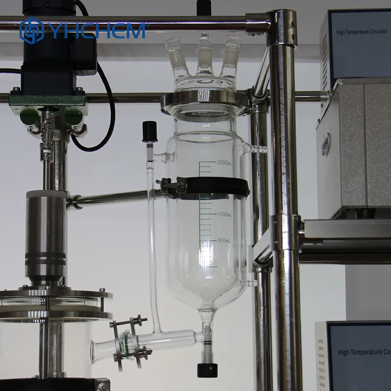 Laboratory use glass thin film evaporator thin film evaporation system ...